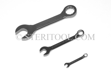 #20141_STUB - 11/16" Stainless Steel Stubby Combination Wrench, 6.125"(155mm) OAL. wrench, spanner, combination, stubby, stainless steel